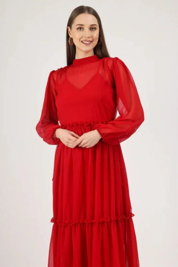 "CHERRY ON TOP" TIER DRESS