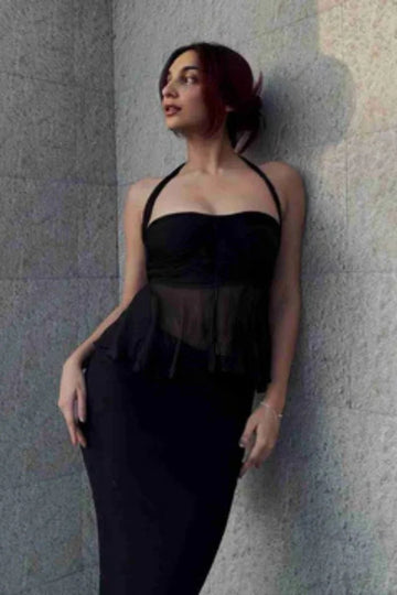 "VERONIKA" PEPLUM TOP