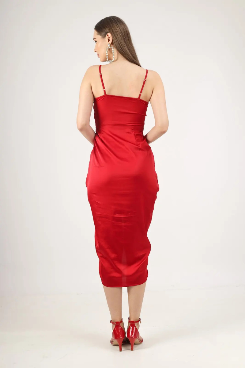 "ROMEO" DRAPE DRESS
