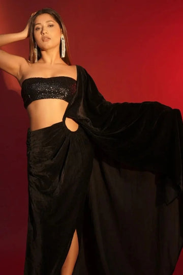 Sakshi Shrivas In Get Serious Drape Sareee